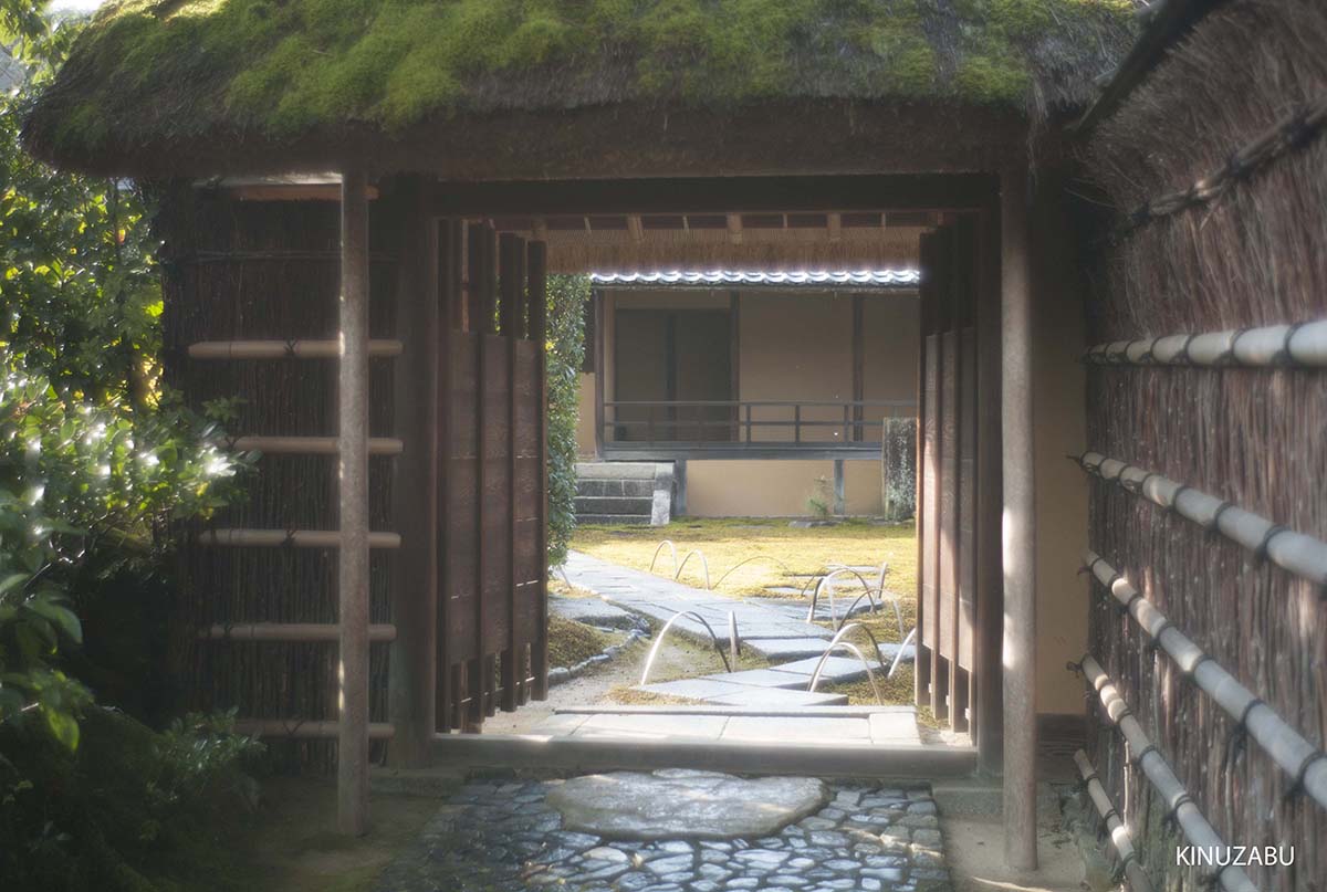 紅葉の終わった桂離宮